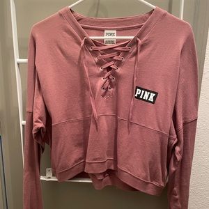 VS Pink Cropped Shirt